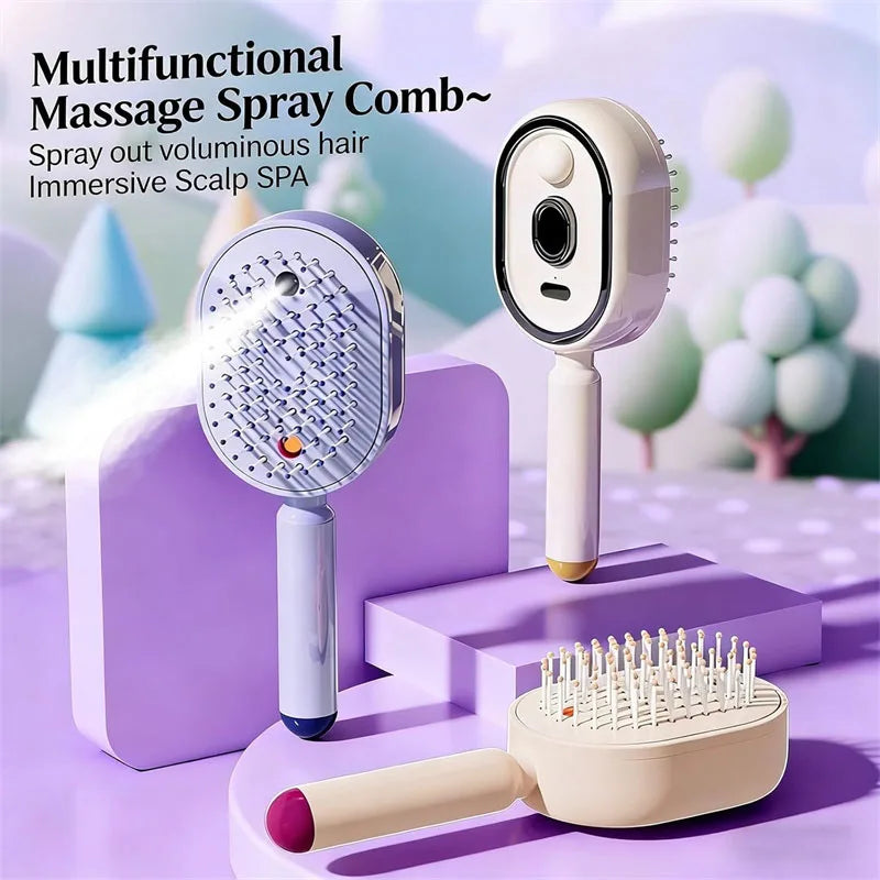 3-in-1 Electric Scalp Massager Comb — Stimulate Hair Growth & Relieve Scalp Tension