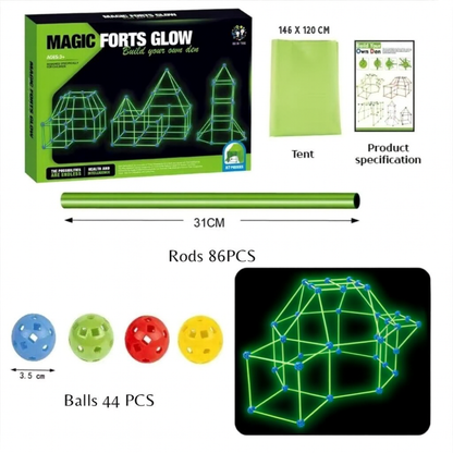 Kids Fort Galaxy Building Kit - Reduce Kids Screen Time