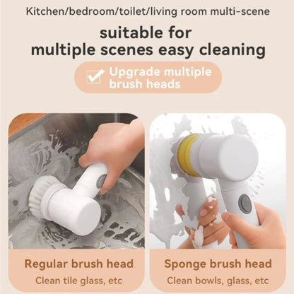5-in-1 Rechargeable Magic Cleaning Brush