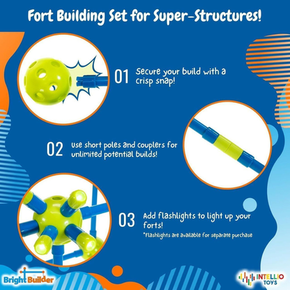 Kids Fort Galaxy Building Kit - Reduce Kids Screen Time