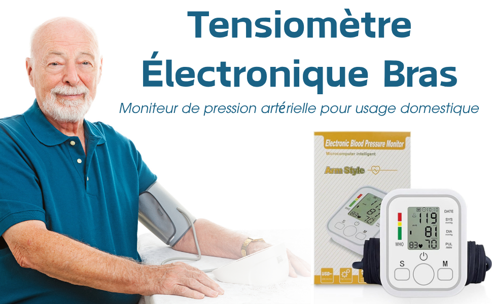 Electronic Upper Arm Blood Pressure Monitor
