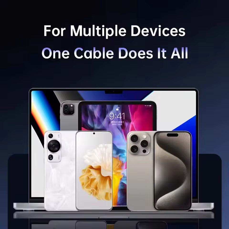 240W Fast & Foldable Charging Cable With Integrated Stand