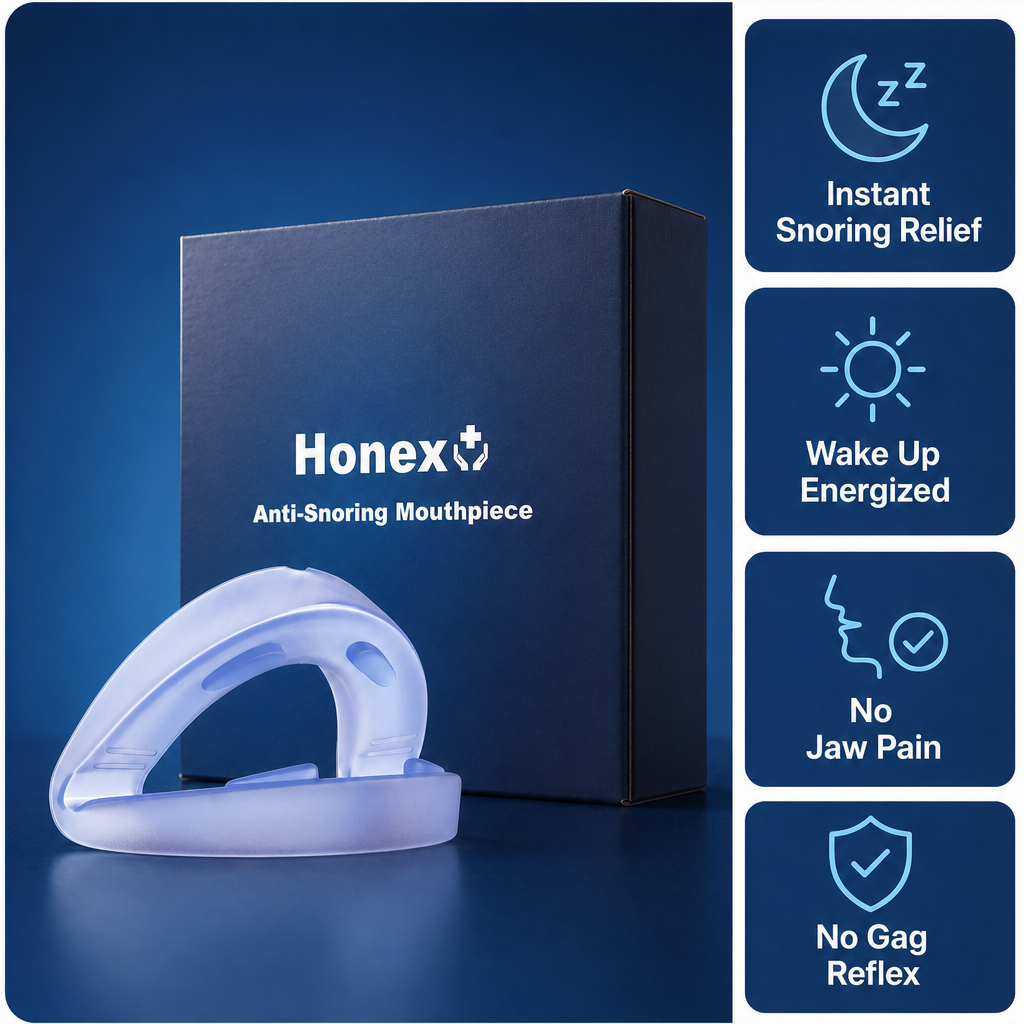 The Quiet Anti-Snoring Mouthpiece Universal Size 50% OFF Today