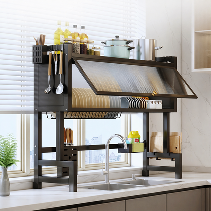 Kitchen Sink Dish Rack Cabinet