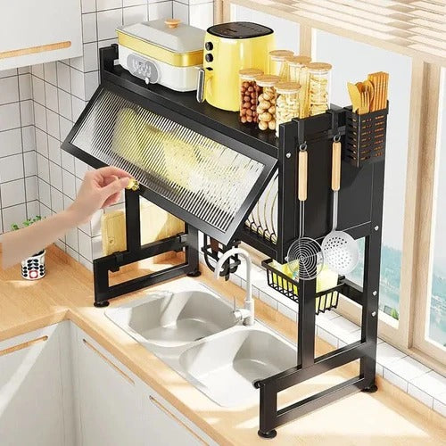 Kitchen Sink Dish Rack Cabinet