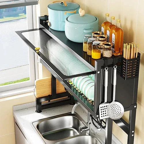 Kitchen Sink Dish Rack Cabinet