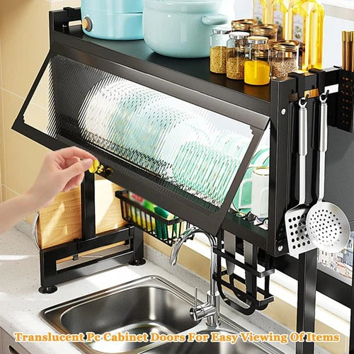 Kitchen Sink Dish Rack Cabinet