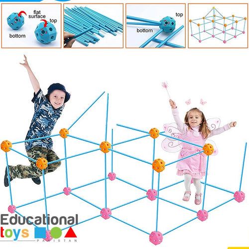 Kids Fort Galaxy Building Kit - Reduce Kids Screen Time
