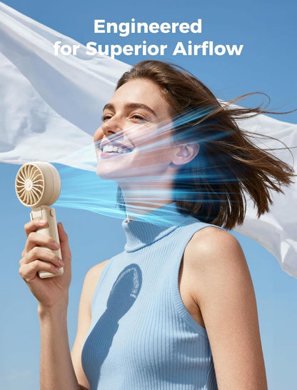 Portable Cooling Fan – Stay Cool Anywhere | مروحة تبريد محمولة – انتعاش في أي مكان