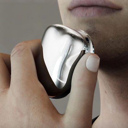 Mini Shaver 6 Blades Portable Electric Shaver Type-C Fast Charging Pocket Razor Beard Trimmer Shaving Machine